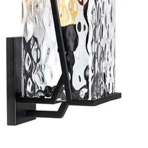 Waterfall 18'' High 1-Light Outdoor Sconce - Matte Black 3