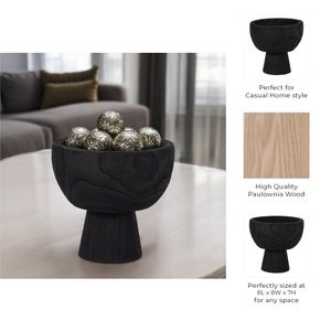 CARLINMORE BLACK BOWL 8 (IN) 8