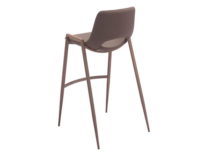 Desi Barstool Brown & Walnut 6
