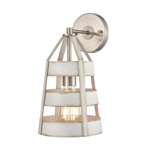 Brigantine 14'' High 1-Light Sconce - Satin Nickel 3