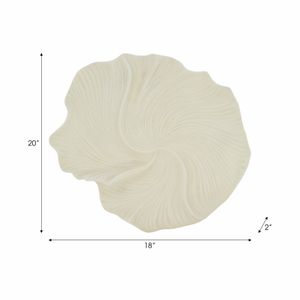 HELTONRUN SET OF 3 WHITE WALL SCULPTURES 20 (IN) 10