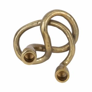 FLINTCREST GOLD CANDLE HOLDER 4 (IN) 7