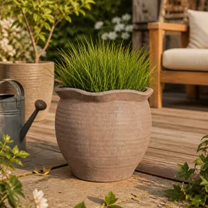 SPARROWCLIFF ORANGE PLANTER 13 (IN) 11