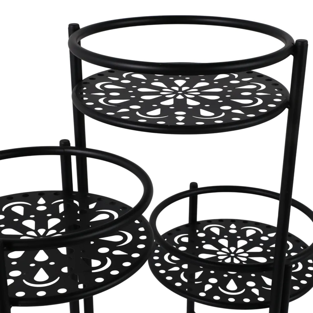 FRAZERVIEW BLACK PLANT STAND 22 (IN)