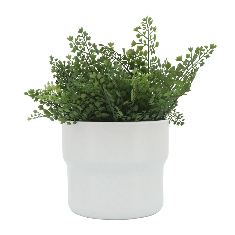 CORWINPORT SET OF 3 WHITE PLANTER 9 (IN)