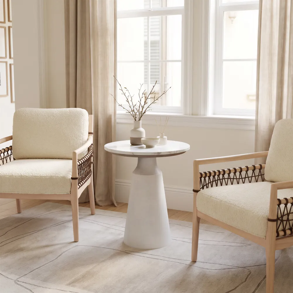 Lirio Side Table White