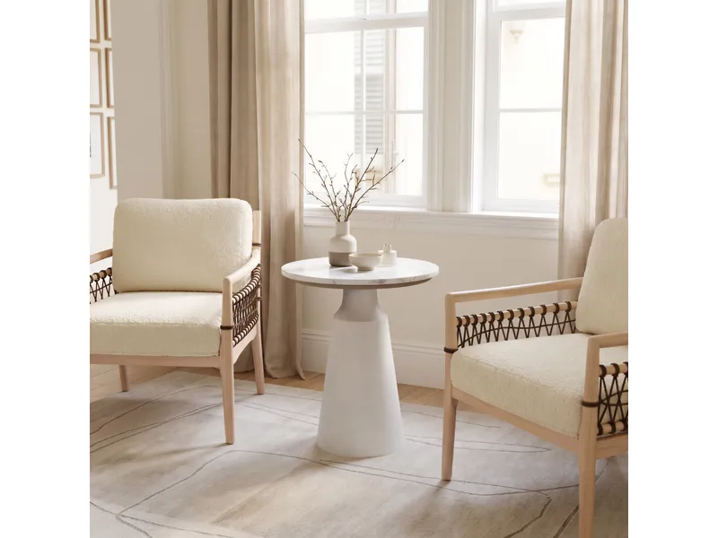 Lirio Side Table White 2