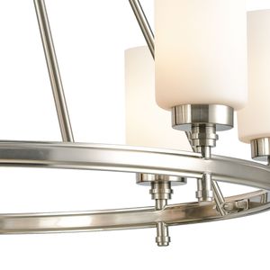 Dawson 33'' Wide 8-Light Chandelier - Satin Nickel 3