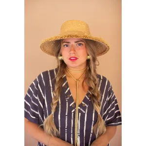 Striped Kaftan with Button Detail 6