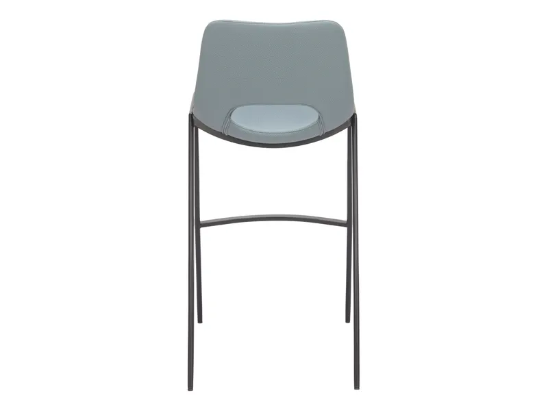 Desi Armless Barstool Azure Gray 5