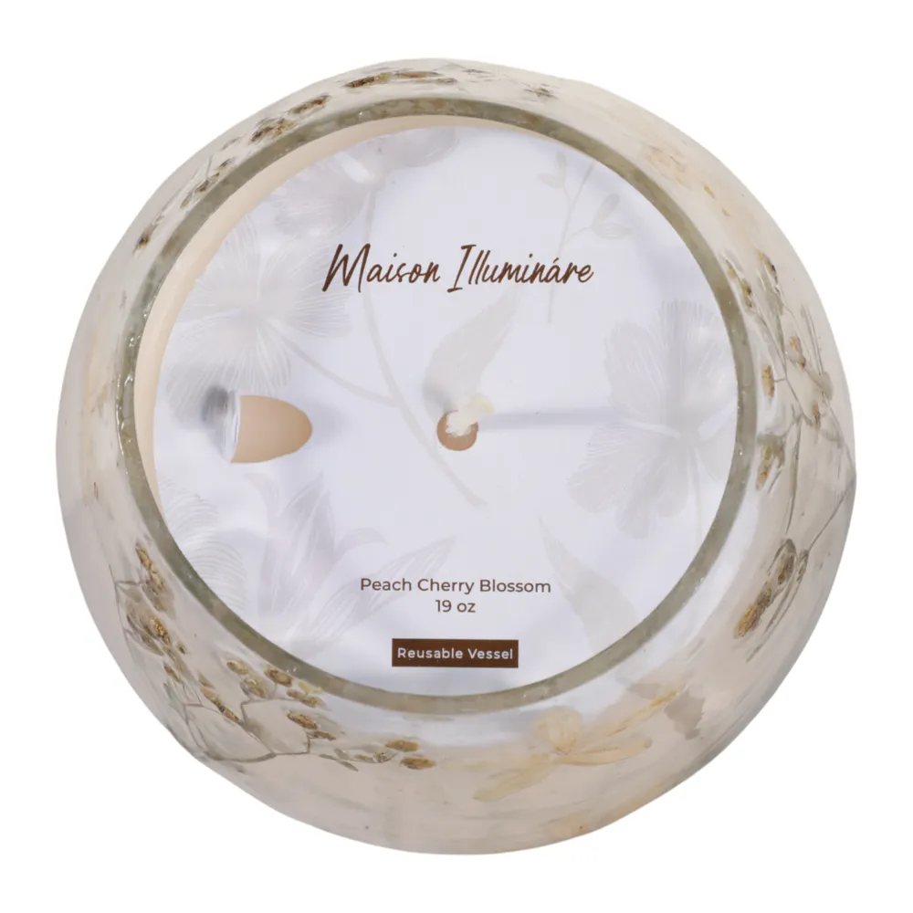 HENLEYGROVE PEACH CHERRY CANDLE 5 (IN)