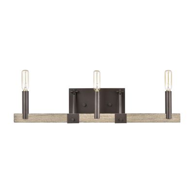 Transitions 22″ Wide 3-Light Vanity Light - Oil Rubbed Bronze