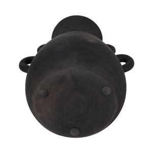 ARLOBEACH BLACK VASE 12 (IN) 8