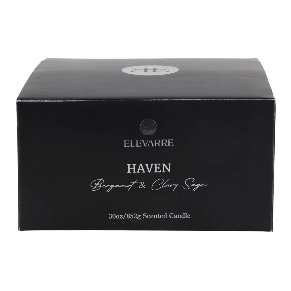 STONELEY HAVEN BERGAMONT & CLARY CANDLE 4 (IN)