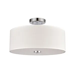Oak Valley 16'' Wide 2-Light Flush Mount - Chrome 2