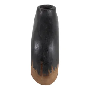 HANKPORT BLACK VASE 12 (IN) 5