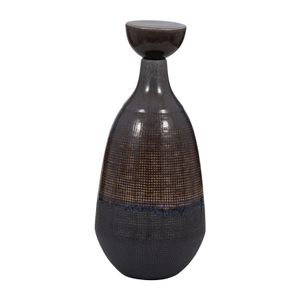 CARLINFIELD BROWN VASE 18 (IN) 4