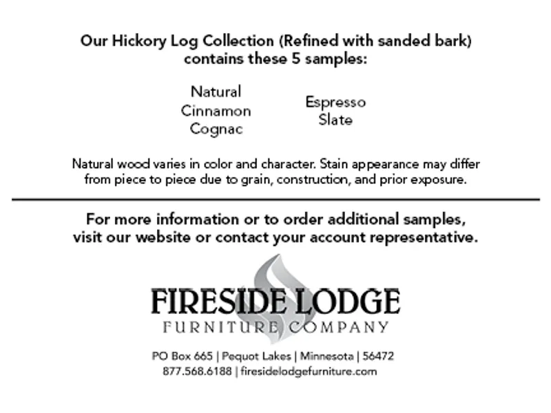 Wood Sample - Hickory Log Collection 6