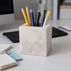 ALBAWOOD WHITE PENCIL CUP 4 (IN) 2