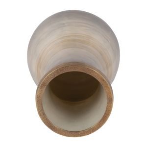WOODSONBROOK BROWN GLASS VASE 13 (IN) 6