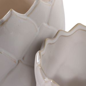 FULTONPARK SET OF 2 IVORY PLANTER 7 (IN) 6
