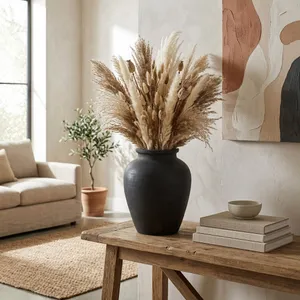 HAWLEYWORTH BLACK VASE 11 (IN) 10