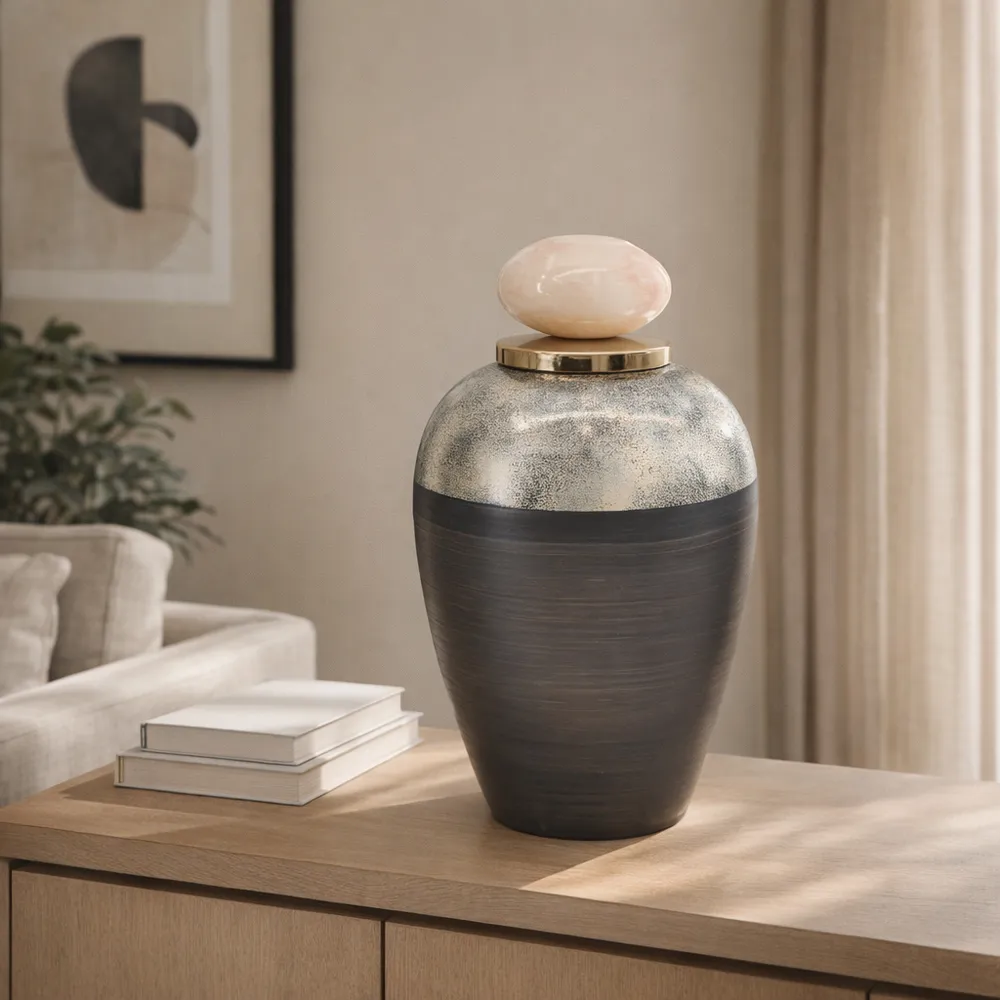 HAMLINRIDGE GRAY JAR 17 (IN)