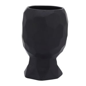 CLOVERTON BLACK VASE 10 (IN) 6