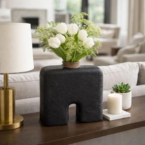 ROLANDCREST BLACK VASE 13 (IN) 2