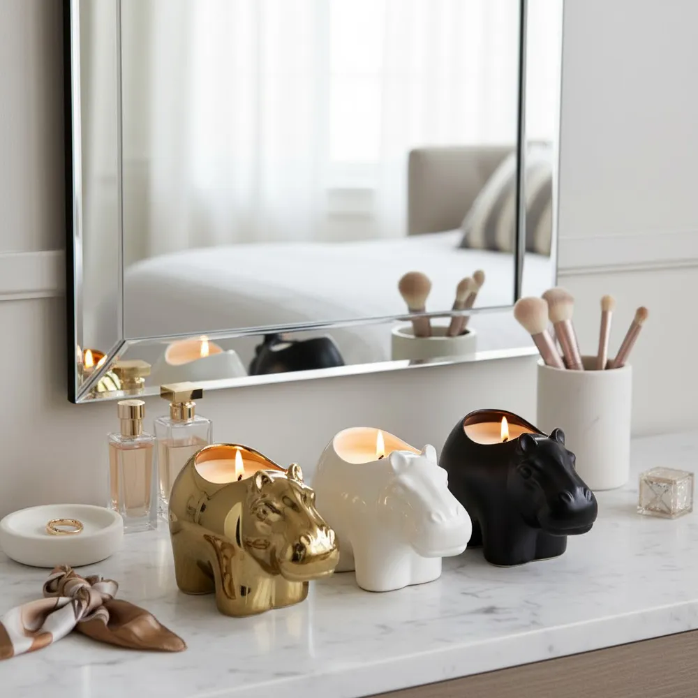 ARNETTCLIFF SET OF 3 ORANGE GOJI BERRY CANDLE 4 (IN)