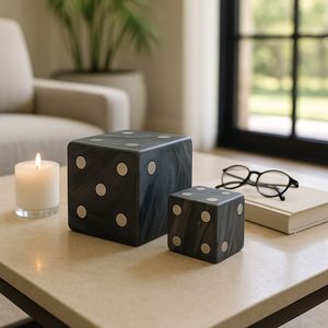 HAROLDPORT SET OF 2 GRAY GAMES 4 (IN) 2
