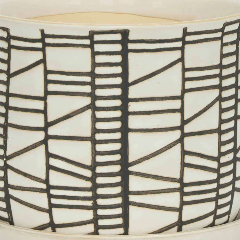 HOUSTONLAKE SET OF 2 IVORY PLANTER 7 (IN)