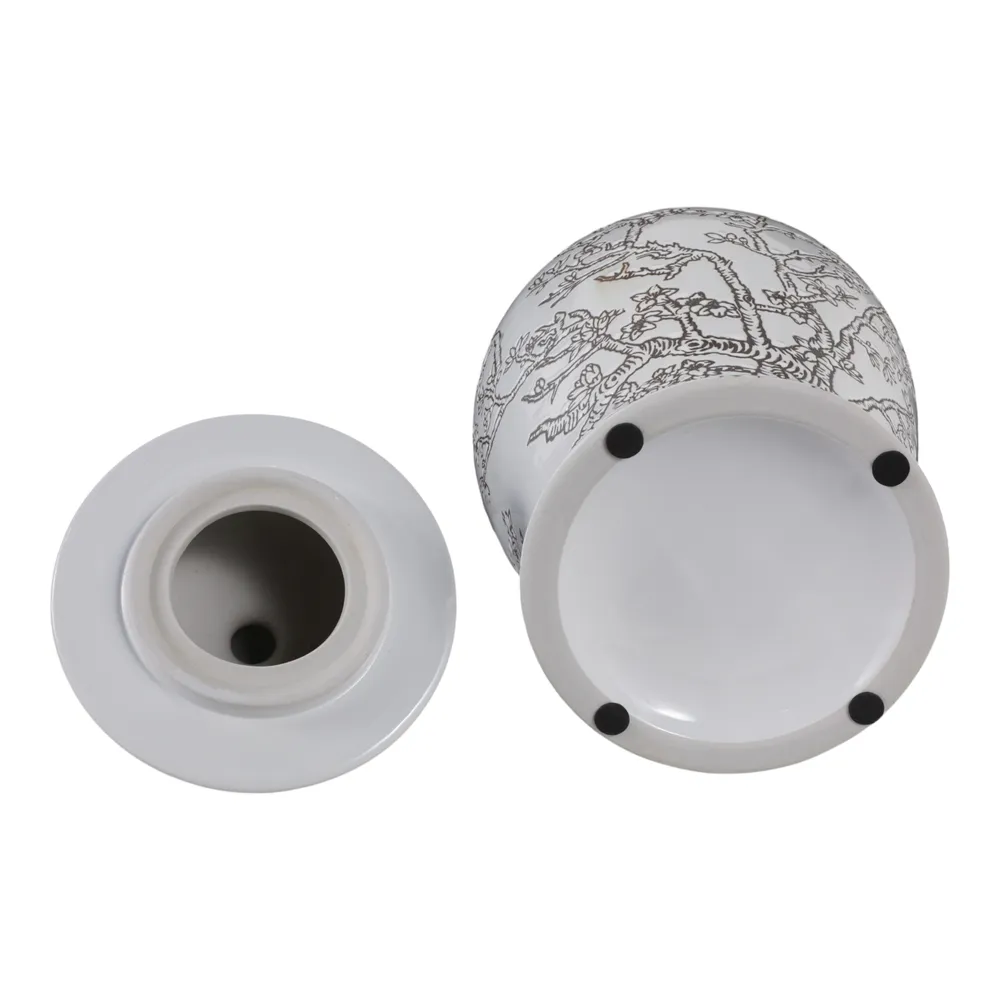 BARTONRUN WHITE CHINOISERIE 19 (IN)