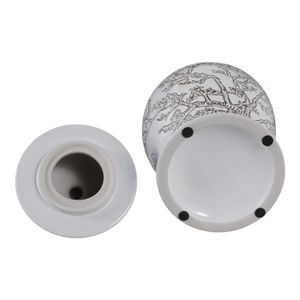 BARTONRUN WHITE CHINOISERIE 19 (IN) 8