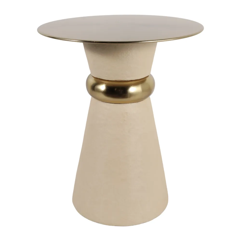 HAMMONDMORE IVORY TABLE 19 (IN)