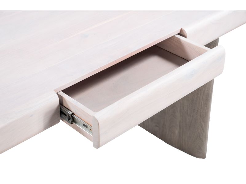 Soula Desk Whitewashed & Driftwood Gray 7
