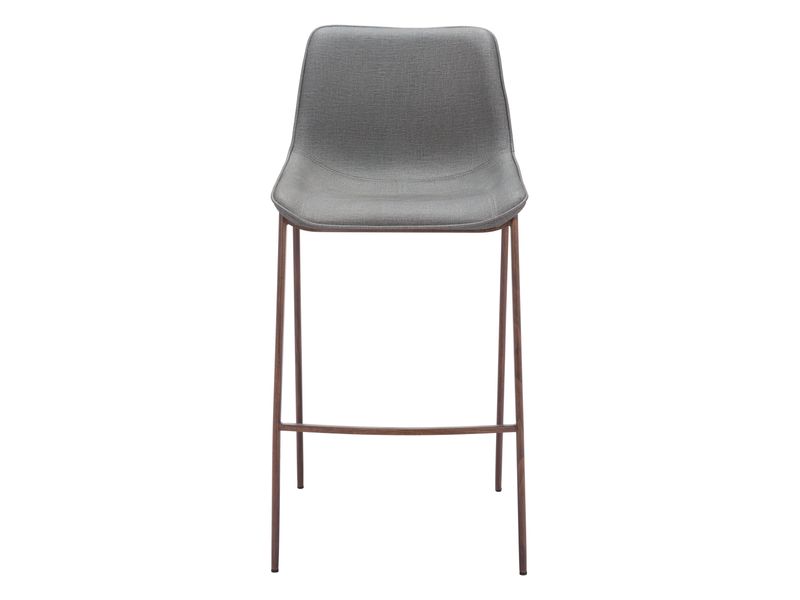 Magnus Barstool Slate Gray & Walnut 4