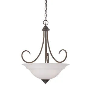 Bella 20'' Wide 3-Light Pendant - Oiled Bronze 1