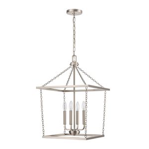 Emmett 17'' Wide 4-Light Pendant - Brushed Nickel 2