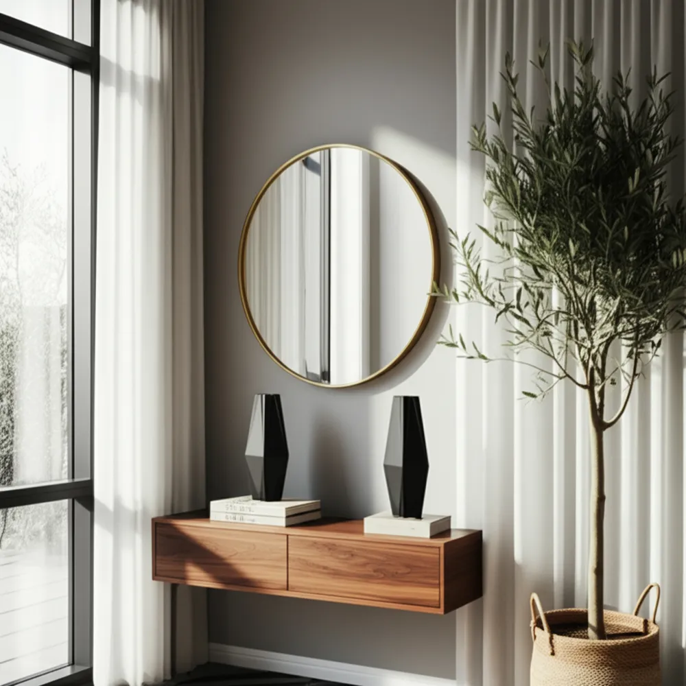 TARASIDE BLACK VASE 33 (IN)