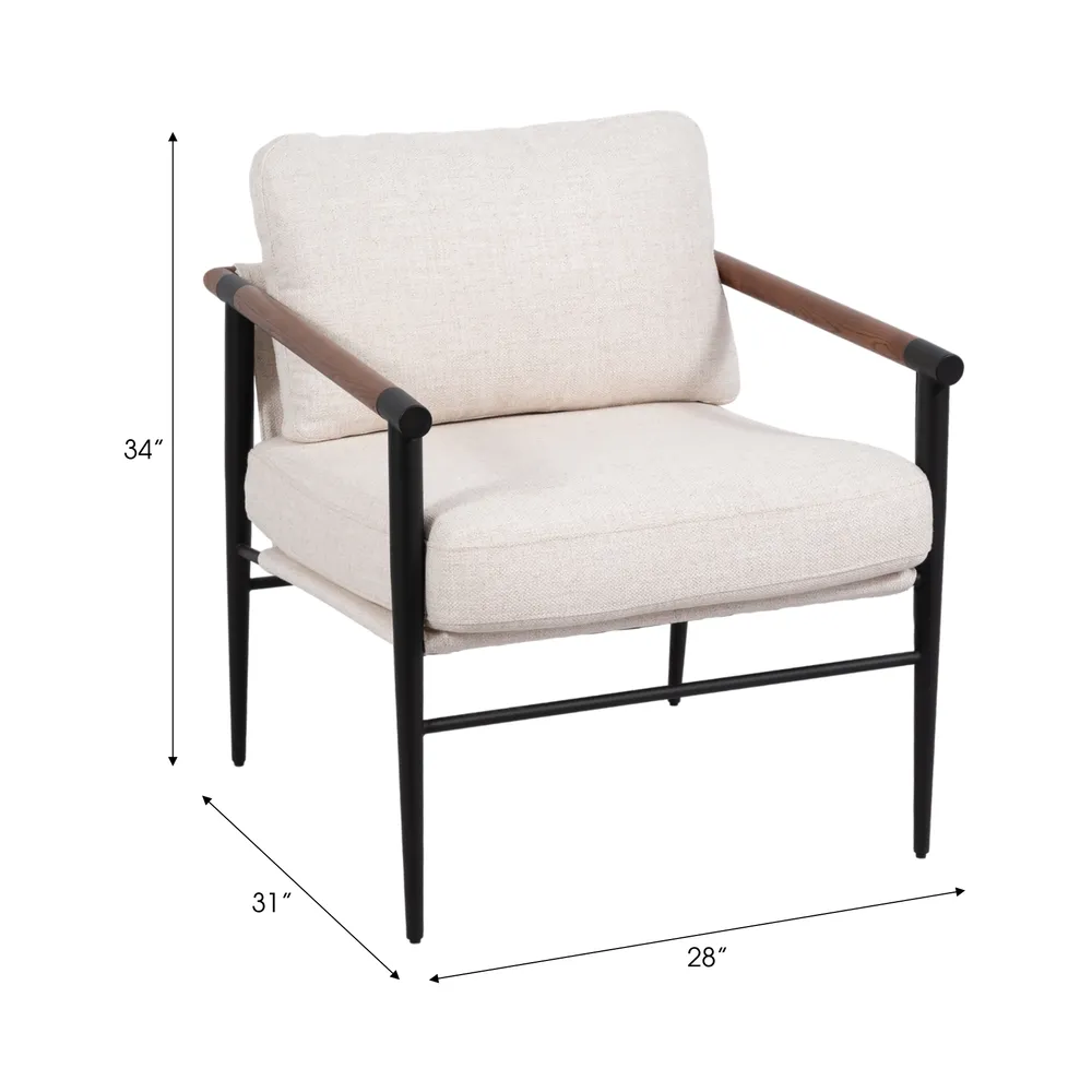 BURTONSHAW GRAY CHAIR 34 (IN)