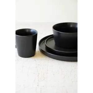 Set of 4 Slate Ceramic Mugs 3