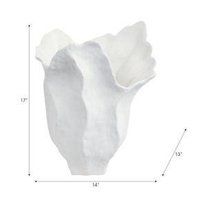 GLASERVALE IVORY VASE 17 (IN) 9