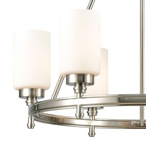 Dawson 25'' Wide 6-Light Chandelier - Satin Nickel 4