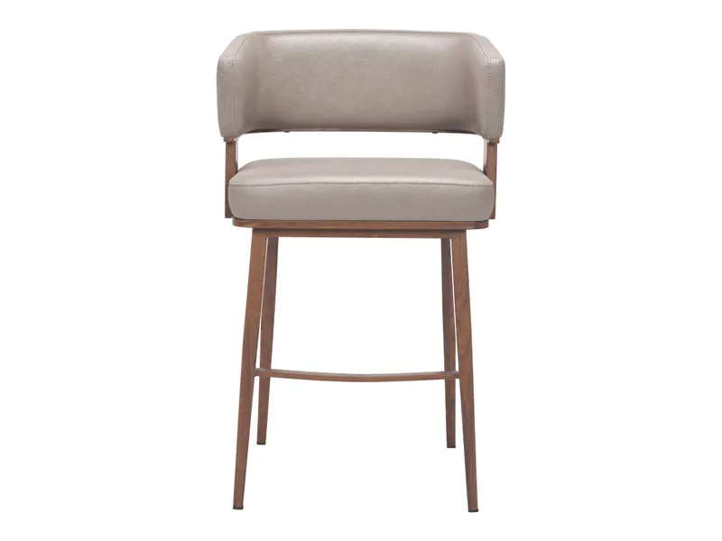 Poise Counter Stool Brown & Walnut 4