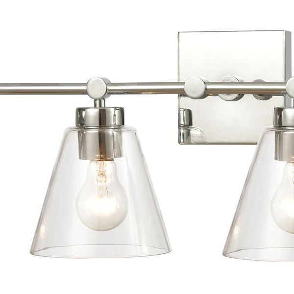 East Point 33'' Wide 4-Light Vanity Light - Polished Chrome
