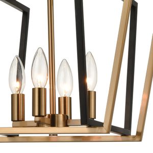 Bridgette 16'' Wide 4-Light Pendant - Matte Black 3
