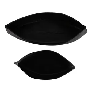 HARTONMILL SET OF 2 BLACK BOWLS 6 (IN) 9