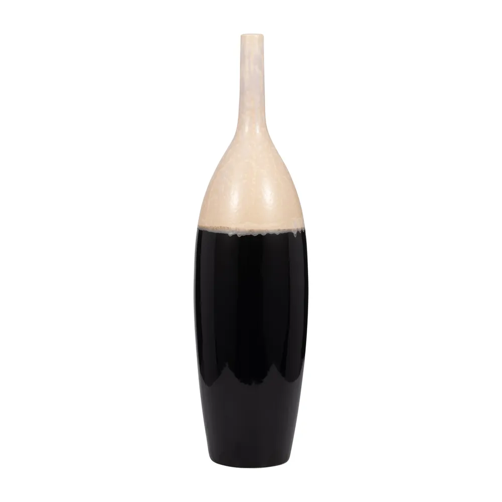 TROYSIDE WHITE VASE 31 (IN)