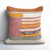 Davon Appliqued Cotton Throw Pillow 2